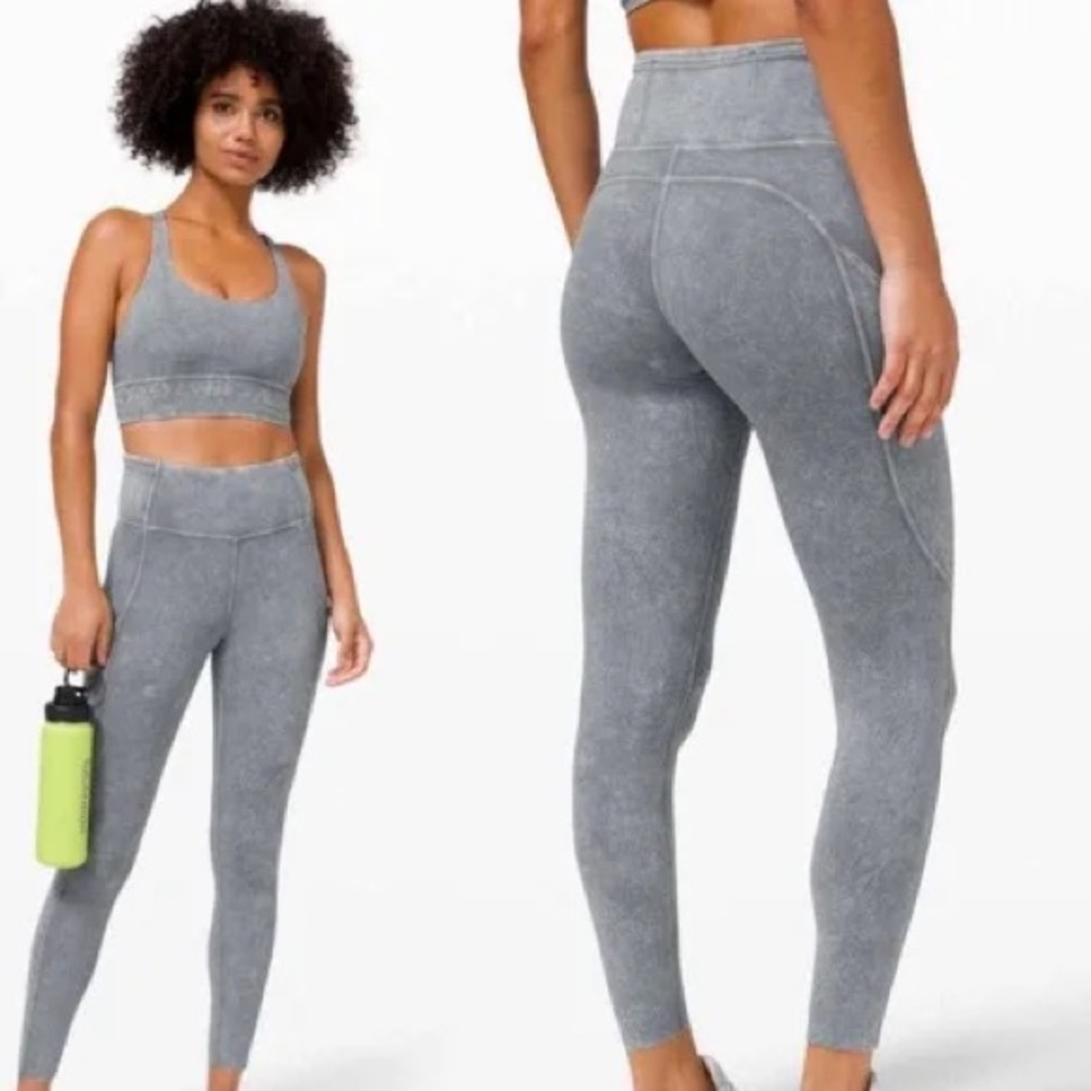 Lululemon Ice Dye Fast and Free High Rise Legging
